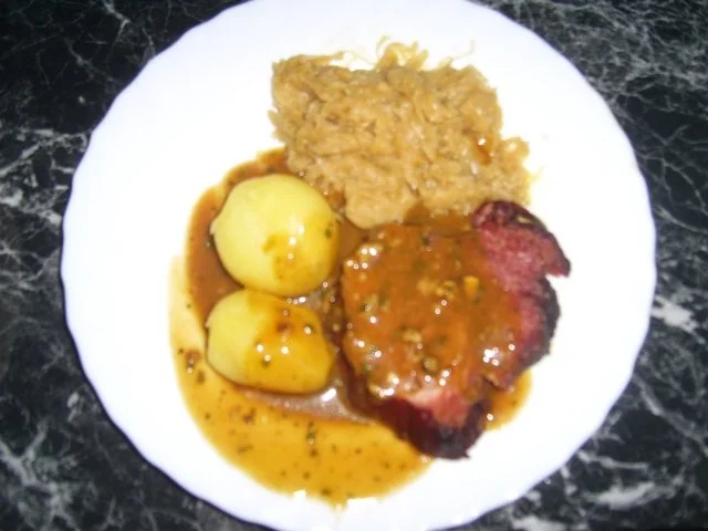 Rezept: Kasseler mit Sauerkraut im Römertopf- Fettfrei Bild Nr. 8 Kasseler mit Sauerkraut im Römertopf- Fettfrei - Rezept - Bild Nr. 8