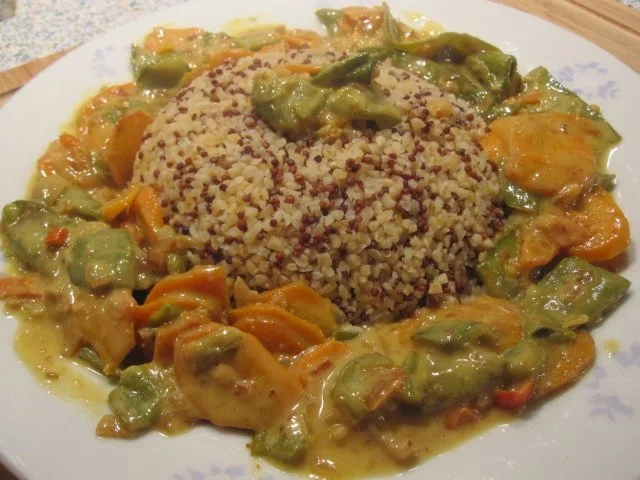 Bulgur-Quinoa mit scharfem Gemüsecurry - Rezept - Bild Nr. 10