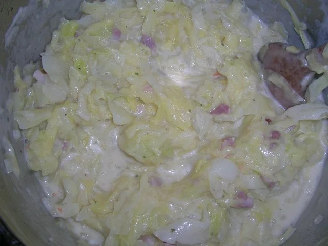 Kaninchen in Estragon-Senf-Sauce (einfach nur lecker die Sauce!) an Spitzkohlgemüse - Rezept - Bild Nr. 8