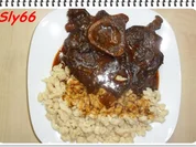 Rezept: Fleischgerichte:Geschmorte Beinscheiben Fleischgerichte:Geschmorte Beinscheiben - Rezept