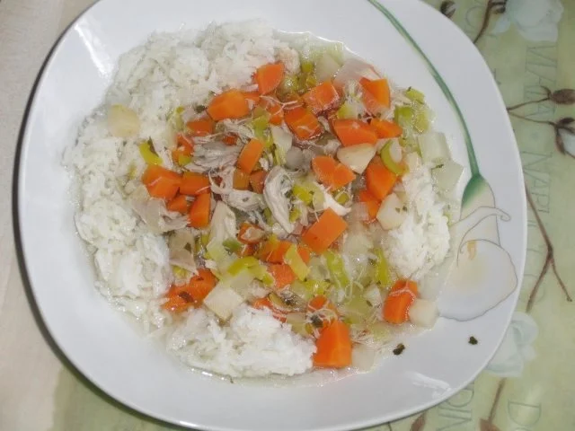 Suppe : Hühner-Eintopf mit Wintergemüse und Suppennudeln nach Wahl - Rezept - Bild Nr. 3