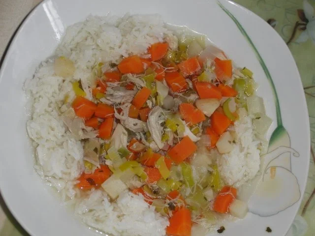 Suppe : Hühner-Eintopf mit Wintergemüse und Suppennudeln nach Wahl - Rezept - Bild Nr. 6