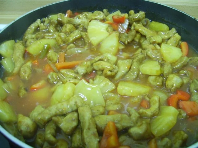 Rezept: Geschnetzeltes süß-sauer "Dianne" Geschnetzeltes süß-sauer "Dianne" - Rezept