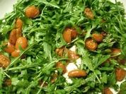 Hähnchenbrust auf Tomaten - Ruccola - Tagliatelle - Rezept