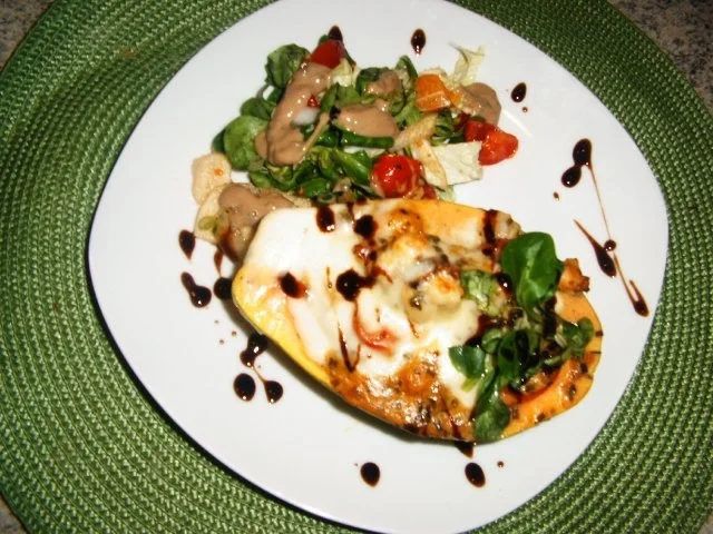 Rezept: Gefüllte Papaya Gefüllte Papaya - Rezept