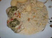 Pangasiusrouladen in Kräuter-Sahnesauce - Rezept