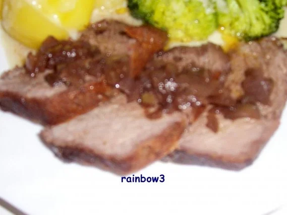 Rezept: Kochen: Rinderbraten mit Rotwein-Zwiebel-Sauce Bild Nr. 10 Kochen: Rinderbraten mit Rotwein-Zwiebel-Sauce - Rezept - Bild Nr. 10