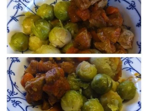 Gulasch Rosenkohl und Knödel - Rezept - Bild Nr. 14