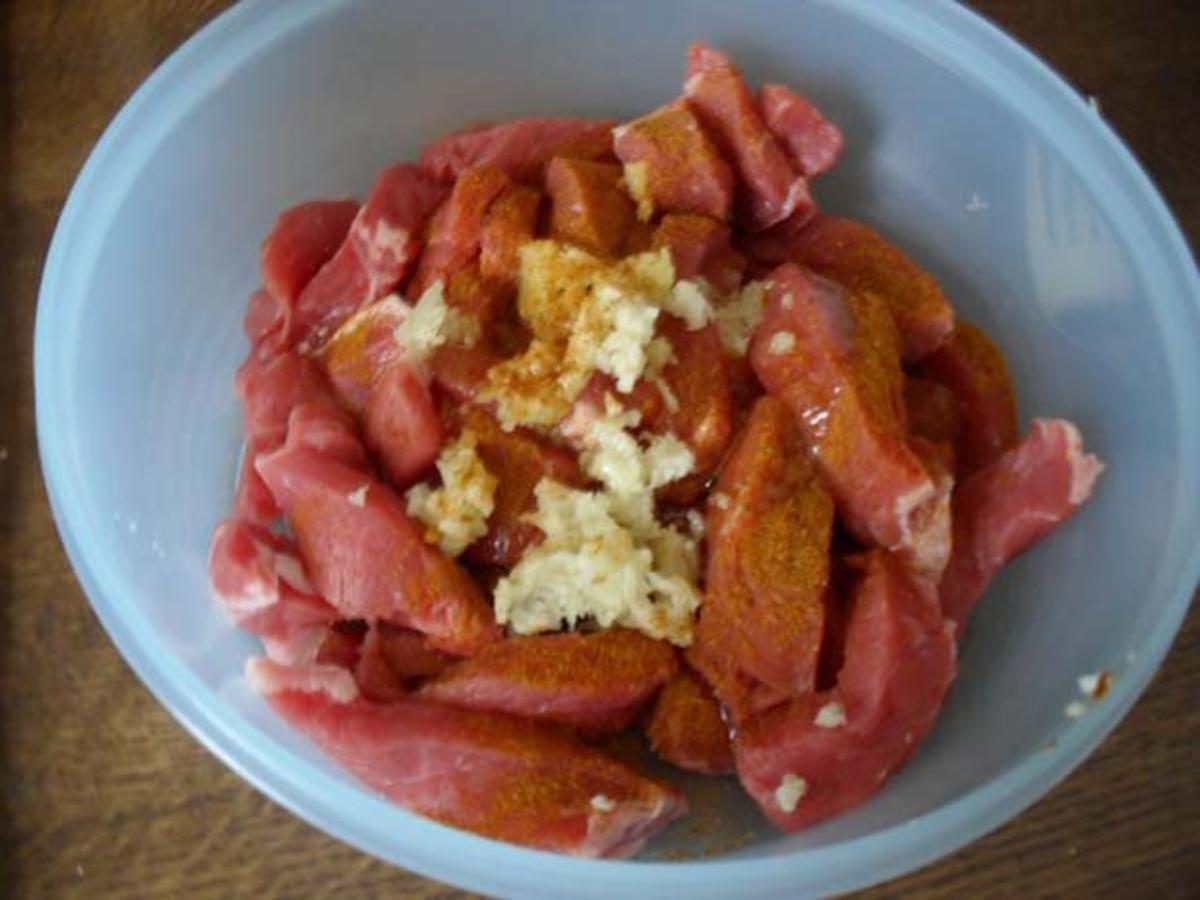 Rindfleisch scharf - aus dem Wok mit Gemüse - Rezept - Bild Nr. 3