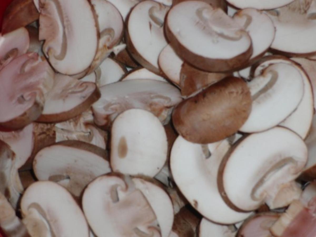 Pute : Putenfilet mit braunen Champignon in Sahnesoße - schnell ...