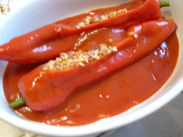 Rezept: Gefüllte Paprikaschoten arabisch mit Joghurt Bild Nr. 12 Gefüllte Paprikaschoten arabisch mit Joghurt - Rezept - Bild Nr. 12