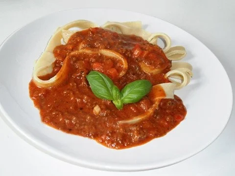 Bandnudeln alla Bolognese, selbstgemachte Nudeln - Rezept - Bild Nr. 3
