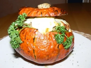 Gefüllter Kürbis - Rezept