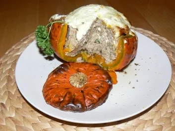 Gefüllter Kürbis - Rezept