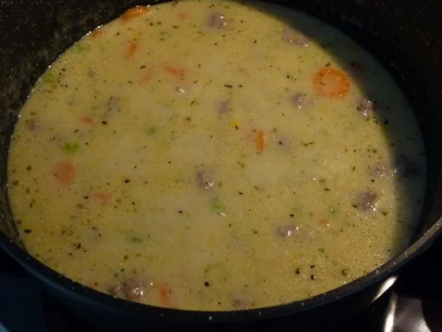 Rezept: Hackfleisch : Mini - Fleischküchle mit Eiern in Gemüsesoße Bild Nr. 7 Hackfleisch : Mini - Fleischküchle mit Eiern in Gemüsesoße - Rezept - Bild Nr. 7