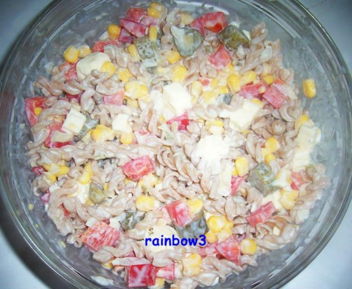 Salat: Bunter Nudelsalat II - Rezept