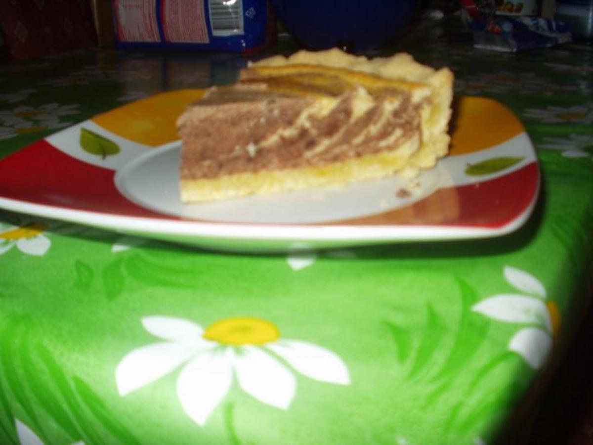 Zebra-Schoko-Käsekuchen - Rezept mit Bild - kochbar.de