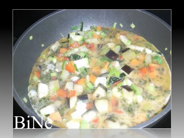 Rezept: BiNe` S GEMUESEOMELETTE Bild Nr. 5 BiNe` S GEMUESEOMELETTE - Rezept - Bild Nr. 5