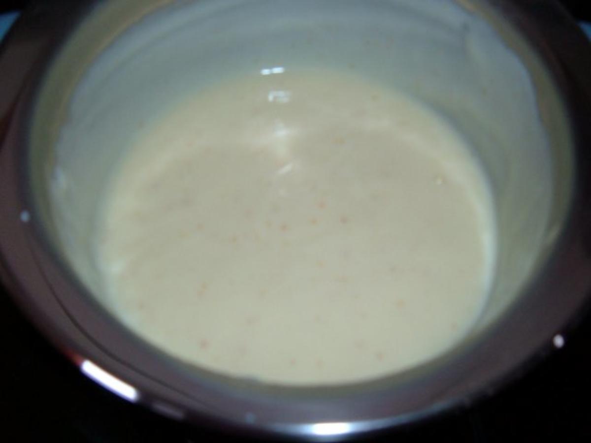 Dessert : Vanillepudding mit Kirschgelee - Rezept - Bild Nr. 4