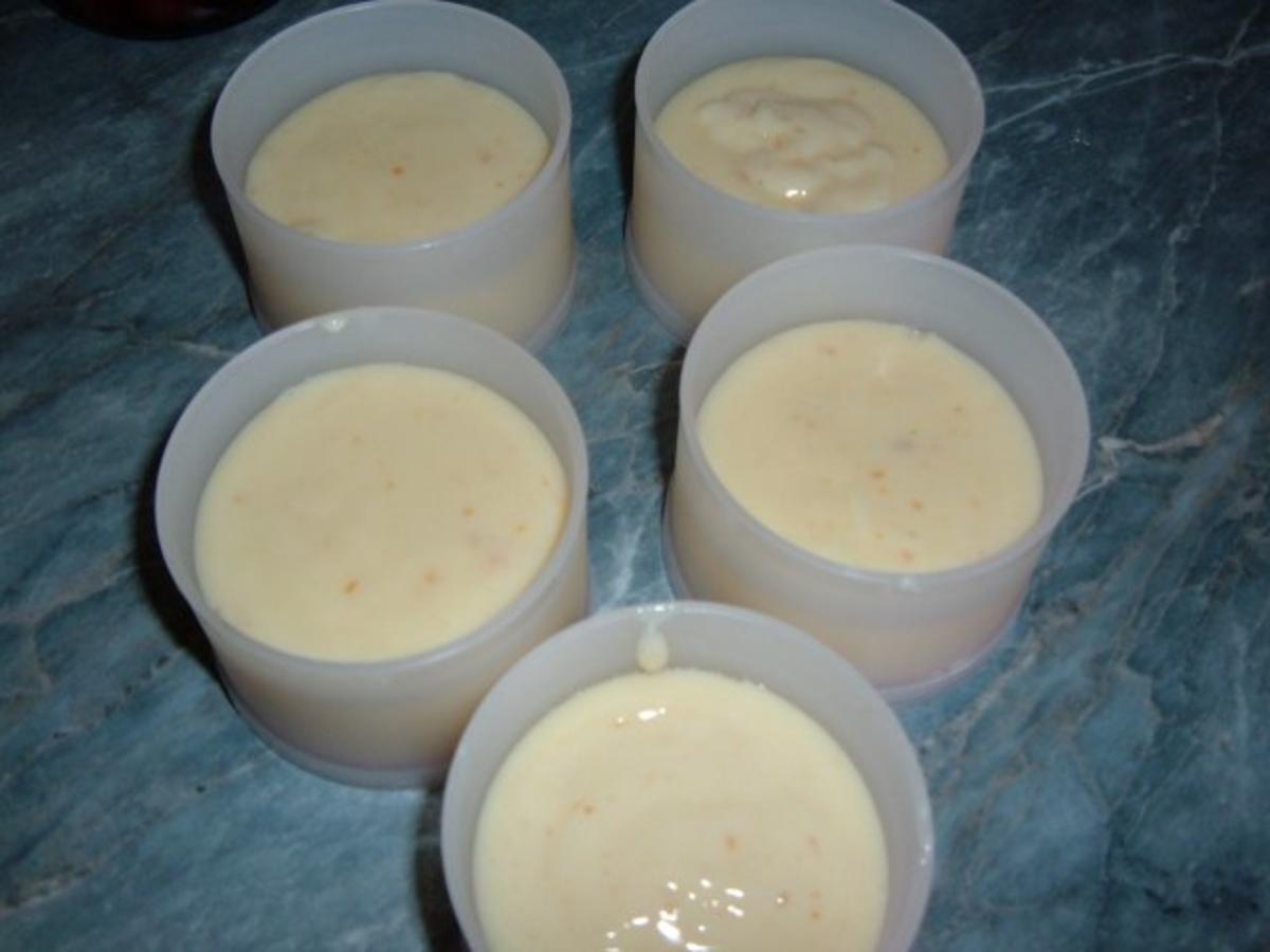 Dessert : Vanillepudding mit Kirschgelee - Rezept - Bild Nr. 5