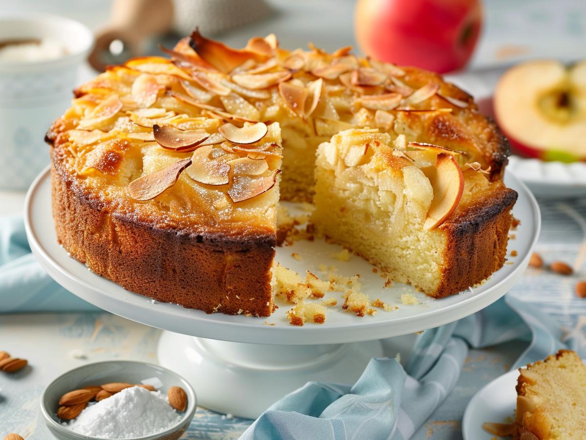 Feiner Apfelkuchen mit Kokos, schnell & einfach Feiner Apfelkuchen mit Kokos, schnell & einfach
