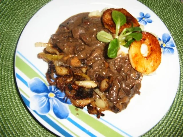 Champignon-Hähnchenleberpfanne - Rezept - Bild Nr. 2