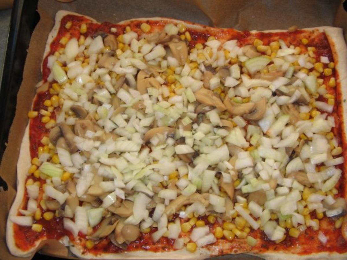 Pizza aus der Dose - Rezept