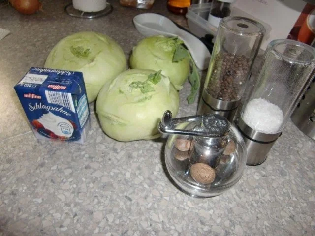 Gemüsebeilage: Kohlrabi Gratin - Rezept - Bild Nr. 2