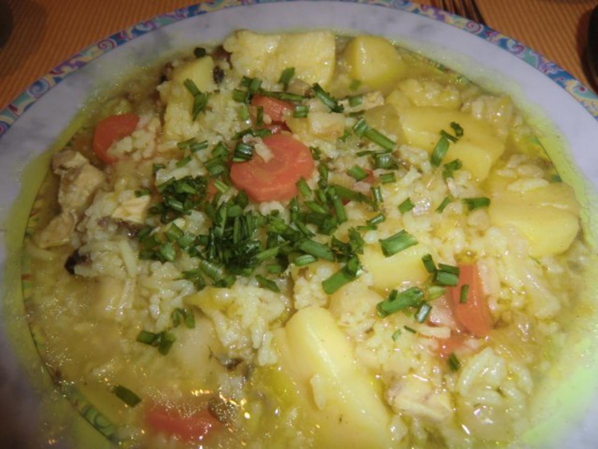 Mein Wintereintopf - Hühner-Reis Gemüse-Eintopf - Rezept