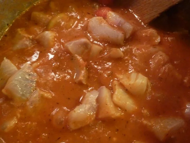 Fisch: Seelachs in Gemüsesoße - Rezept - Bild Nr. 7