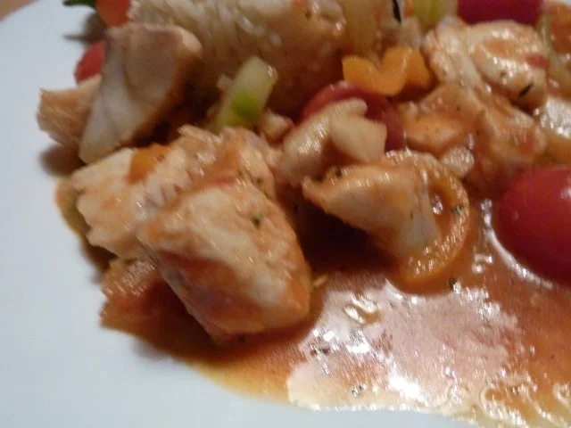 Fisch: Seelachs in Gemüsesoße - Rezept - Bild Nr. 8