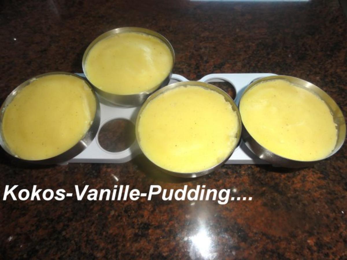 Dessert:   KOKOS - VANILLE - PUDDING - Rezept - Bild Nr. 3