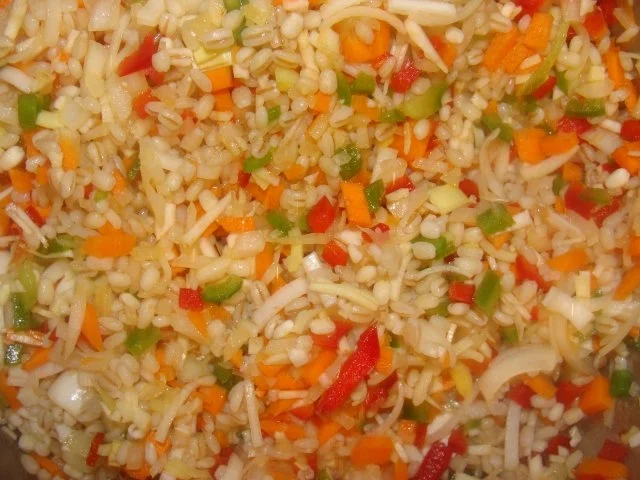 Beilage : Graupen - Gemüsesalat - Rezept - Bild Nr. 2