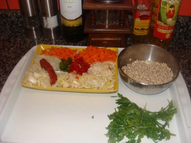 Beilage : Graupen - Gemüsesalat - Rezept - Bild Nr. 3