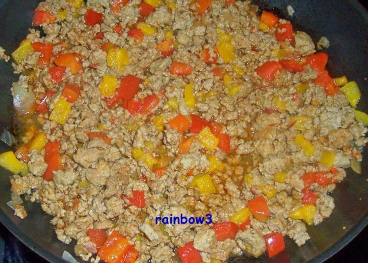 Kochen: Paprika-Hackfleisch-Pfanne - Rezept - Bild Nr. 5