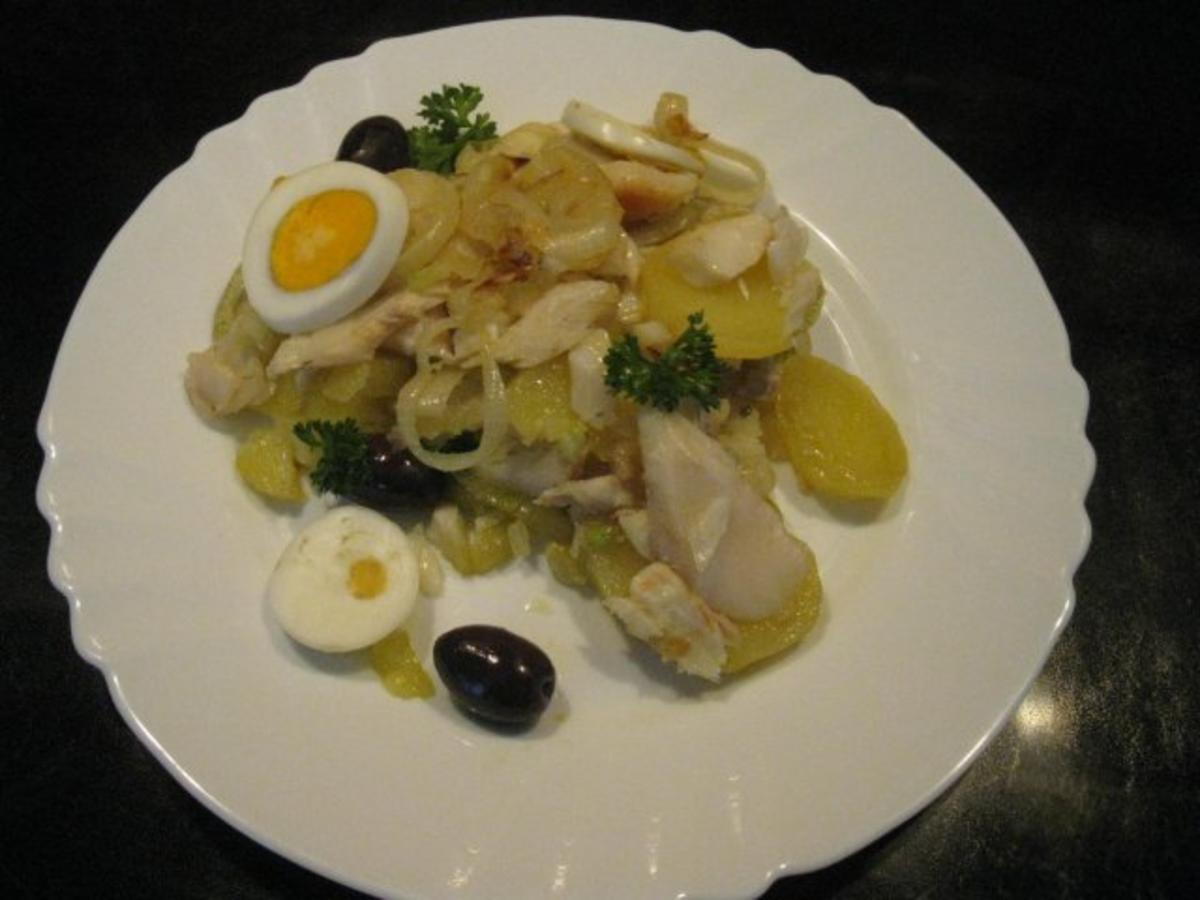 Bacalhao à Gomes de Sá - Rezept