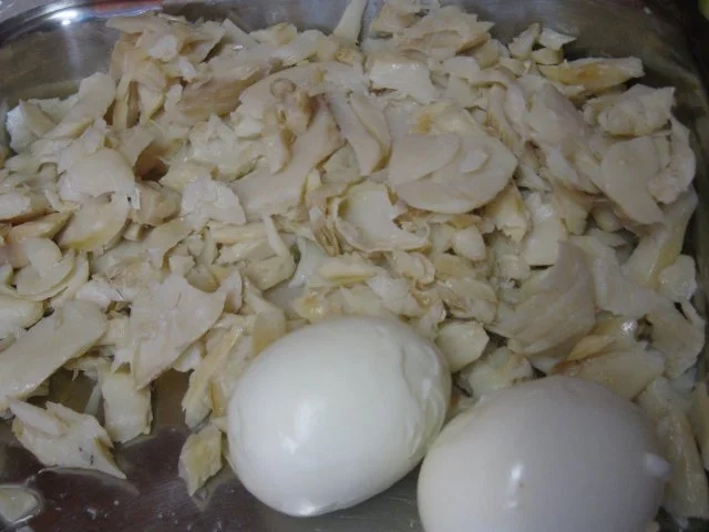 Rezept: Bacalhao à Gomes de Sá Bild Nr. 5 Bacalhao à Gomes de Sá - Rezept - Bild Nr. 5