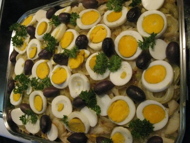 Rezept: Bacalhao à Gomes de Sá Bild Nr. 6 Bacalhao à Gomes de Sá - Rezept - Bild Nr. 6