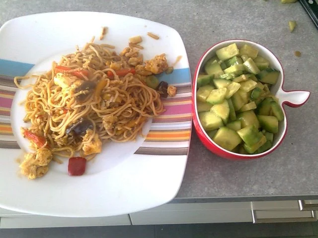 gebratene Chinesische Eiernudeln scharf* - Rezept - Bild Nr. 2