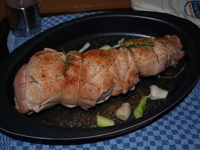 Römischer Spanferkelrollbraten     (Porcetta arrosto alla romana) - Rezept - Bild Nr. 2