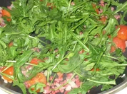 Warmer Rucola-Tomaten-Salat - Rezept