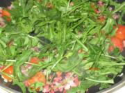 Warmer Rucola-Tomaten-Salat - Rezept