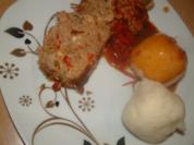 Pikanter Hackbraten - Rezept