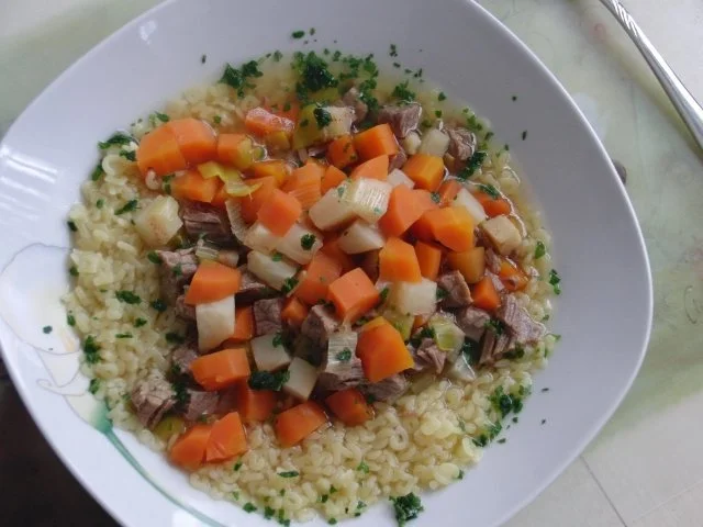 Suppe : Rinder-Eintopf für  H i t z e f r e i   im Winter, mit wunderbaren Gemüse - Rezept - Bild Nr. 3