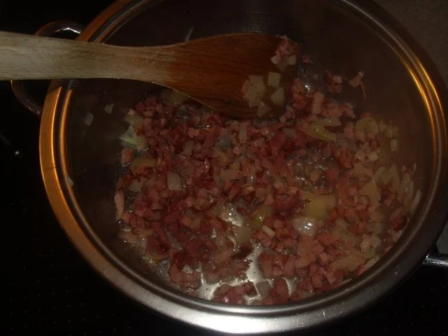 Tortelini mit Katenschinken in einer Sahnesosse - Rezept - Bild Nr. 2