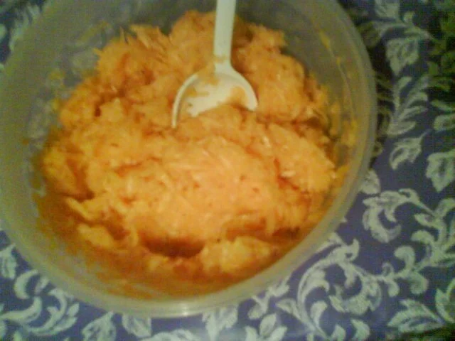 Rezept: Kürbis-Ingwerpuffer mit Sour Cream Bild Nr. 6 Kürbis-Ingwerpuffer mit Sour Cream - Rezept - Bild Nr. 6