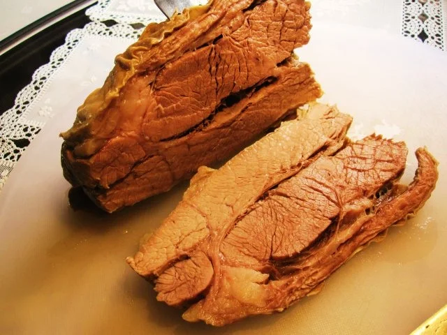 Rezept: Ochsenbrust mit Meerrettichsoße Bild Nr. 5 Ochsenbrust mit Meerrettichsoße - Rezept - Bild Nr. 5