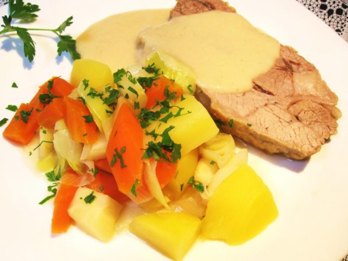 Ochsenbrust mit Meerrettichsoße - Rezept - Bild Nr. 6