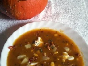 Pumpkin Corn Chowder - Rezept