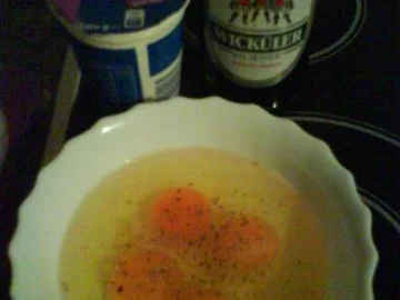 Rezept: Bieromlette Bild Nr. 3 Bieromlette - Rezept - Bild Nr. 3